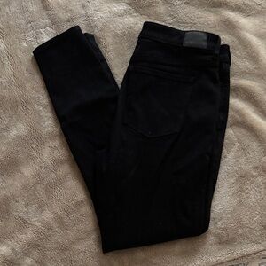 Stylish Black Jeans American eagle high rise 12 long